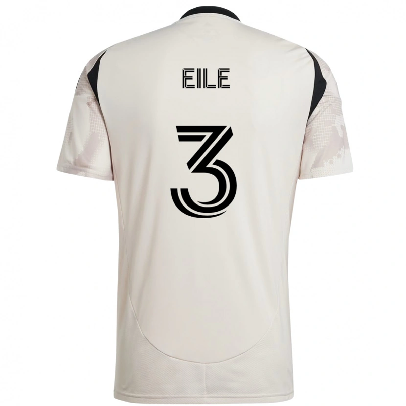 Danxen Dětské Noah Eile #3 Červená Černá Daleko Hráčské Dresy 2025/26 Dres