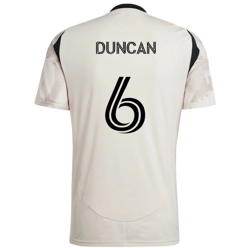 Danxen Dětské Kyle Duncan #6 Červená Černá Daleko Hráčské Dresy 2025/26 Dres