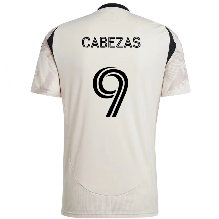 Danxen Dětské Jorge Cabezas #9 Červená Černá Daleko Hráčské Dresy 2025/26 Dres