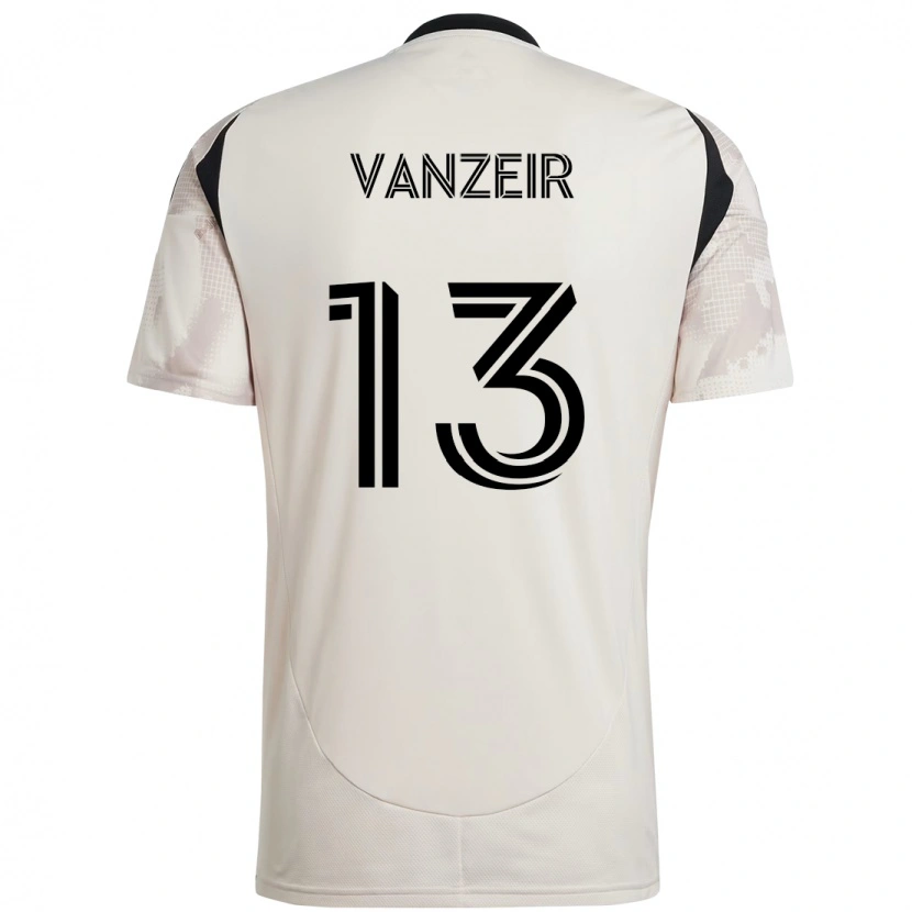 Danxen Dětské Dante Vanzeir #13 Červená Černá Daleko Hráčské Dresy 2025/26 Dres
