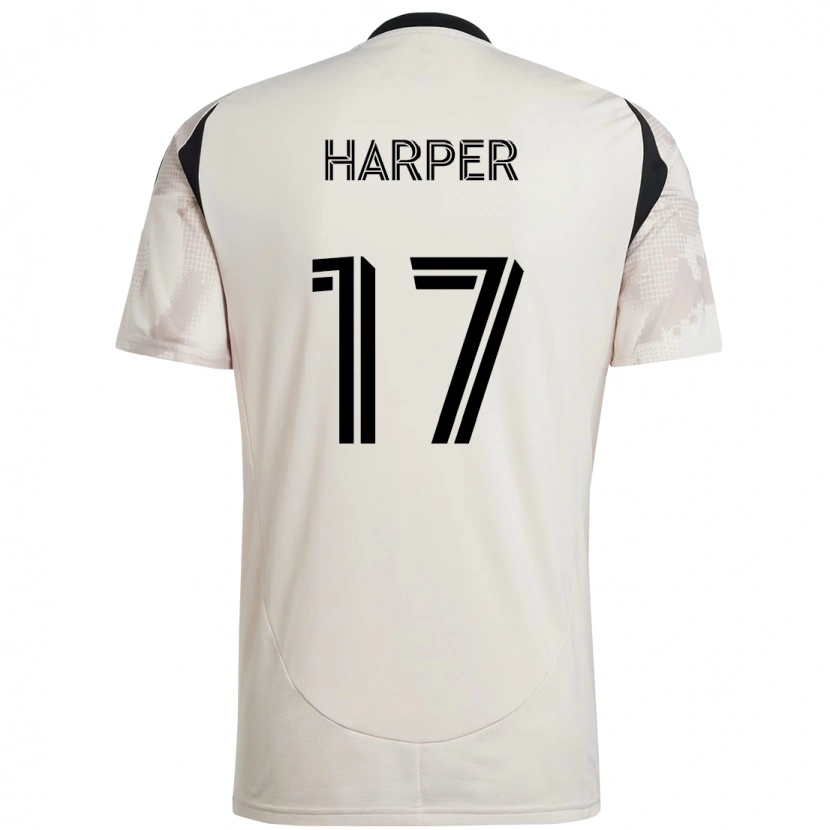Danxen Dětské Cameron Harper #17 Červená Černá Daleko Hráčské Dresy 2025/26 Dres