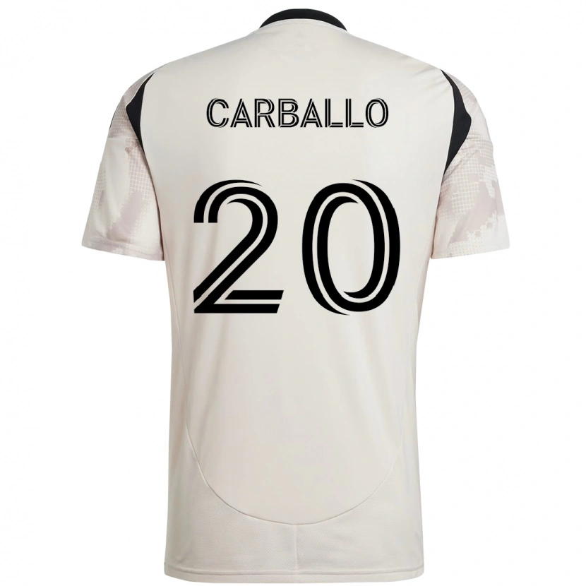 Danxen Dětské Felipe Carballo #20 Červená Černá Daleko Hráčské Dresy 2025/26 Dres