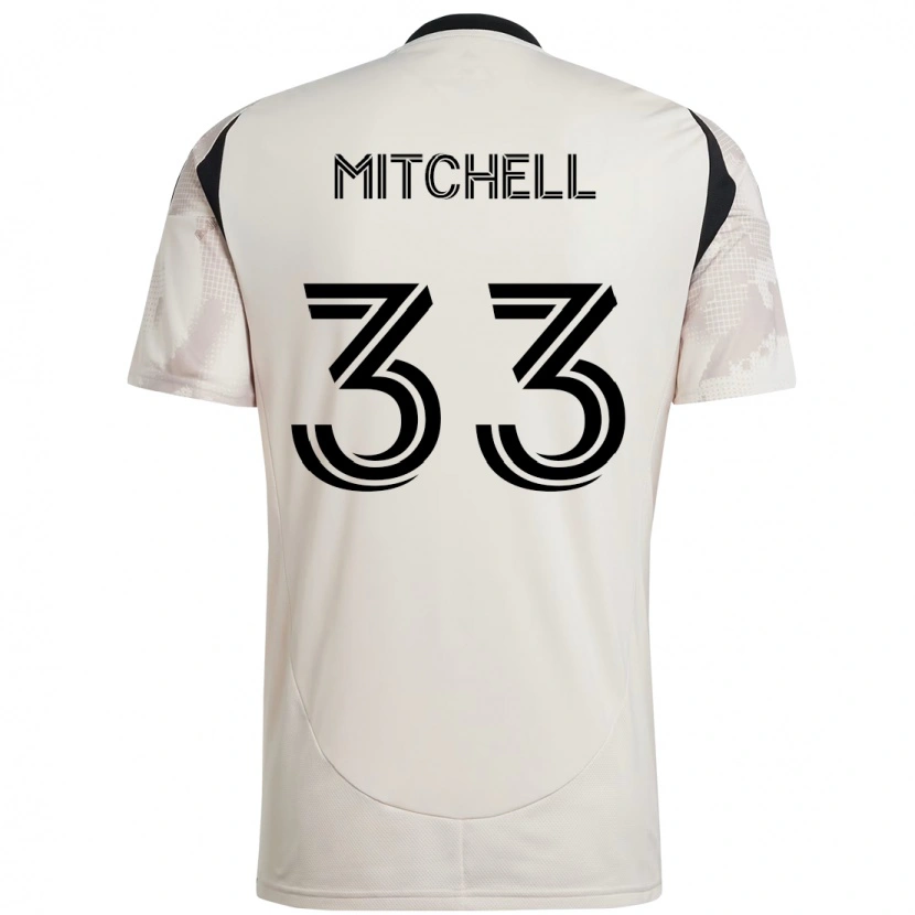Danxen Dětské Roald Mitchell #33 Červená Černá Daleko Hráčské Dresy 2025/26 Dres