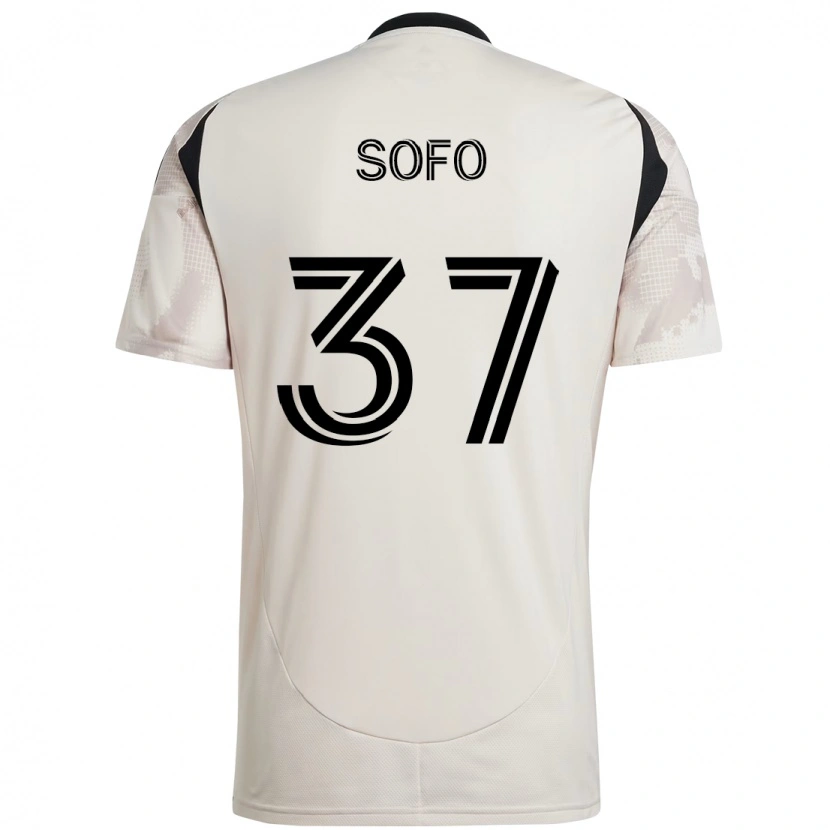 Danxen Dětské Mohammed Sofo #37 Červená Černá Daleko Hráčské Dresy 2025/26 Dres