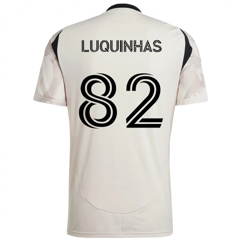 Danxen Dětské Luquinhas #82 Červená Černá Daleko Hráčské Dresy 2025/26 Dres
