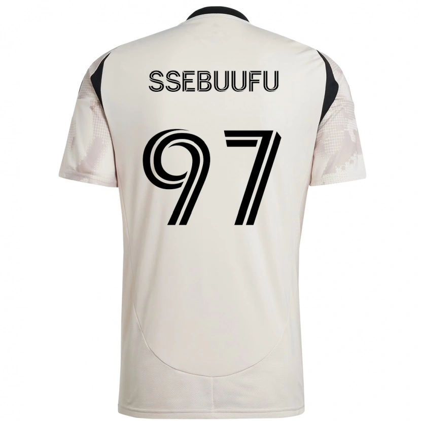 Danxen Dětské Frank Ssebuufu #97 Červená Černá Daleko Hráčské Dresy 2025/26 Dres
