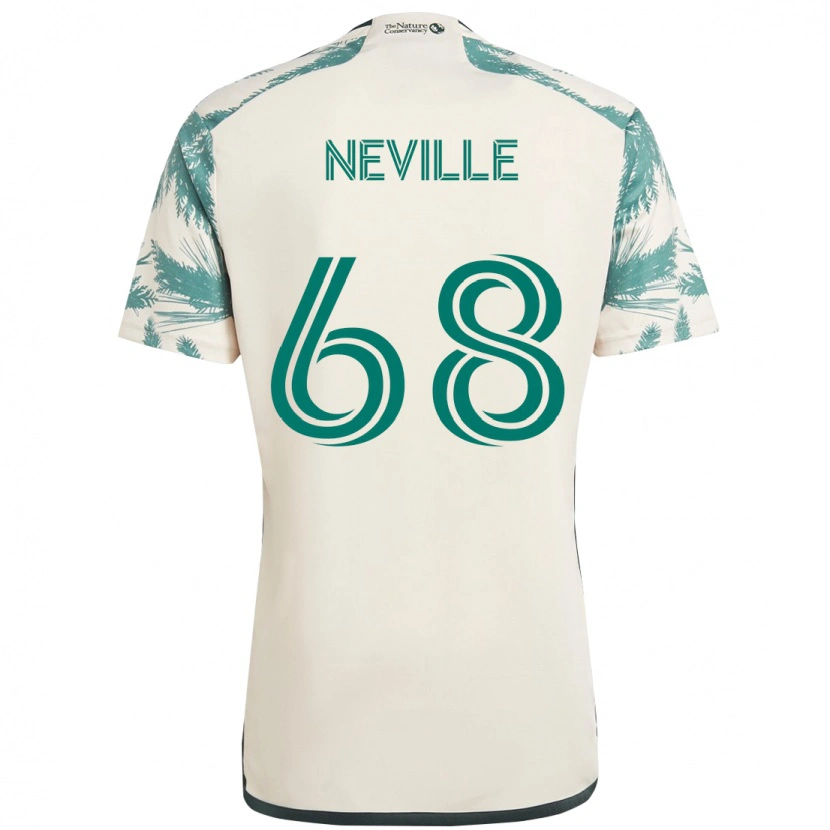 Danxen Dětské Harvey Neville #68 Černá Hnědá Daleko Hráčské Dresy 2025/26 Dres