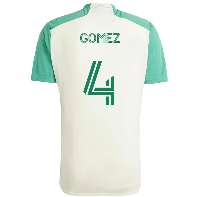 Danxen Dětské Antonio Gomez #4 Zelená Černá Daleko Hráčské Dresy 2025/26 Dres