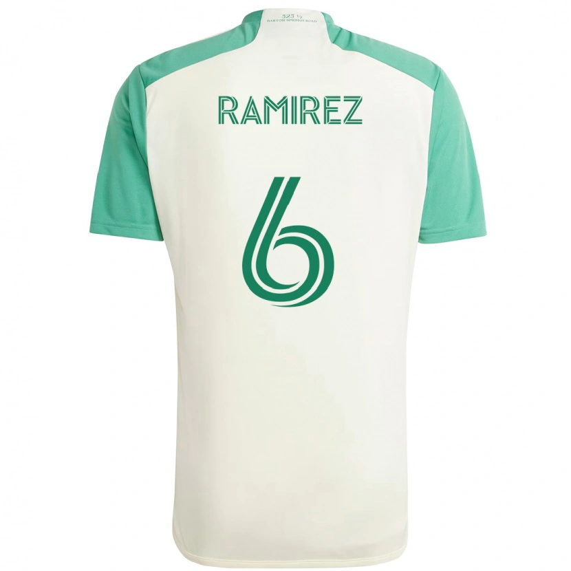 Danxen Dětské Alonso Ramírez #6 Zelená Černá Daleko Hráčské Dresy 2025/26 Dres