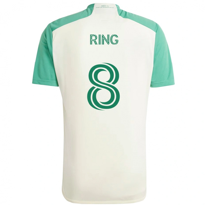 Danxen Dětské Alexander Ring #8 Zelená Černá Daleko Hráčské Dresy 2025/26 Dres