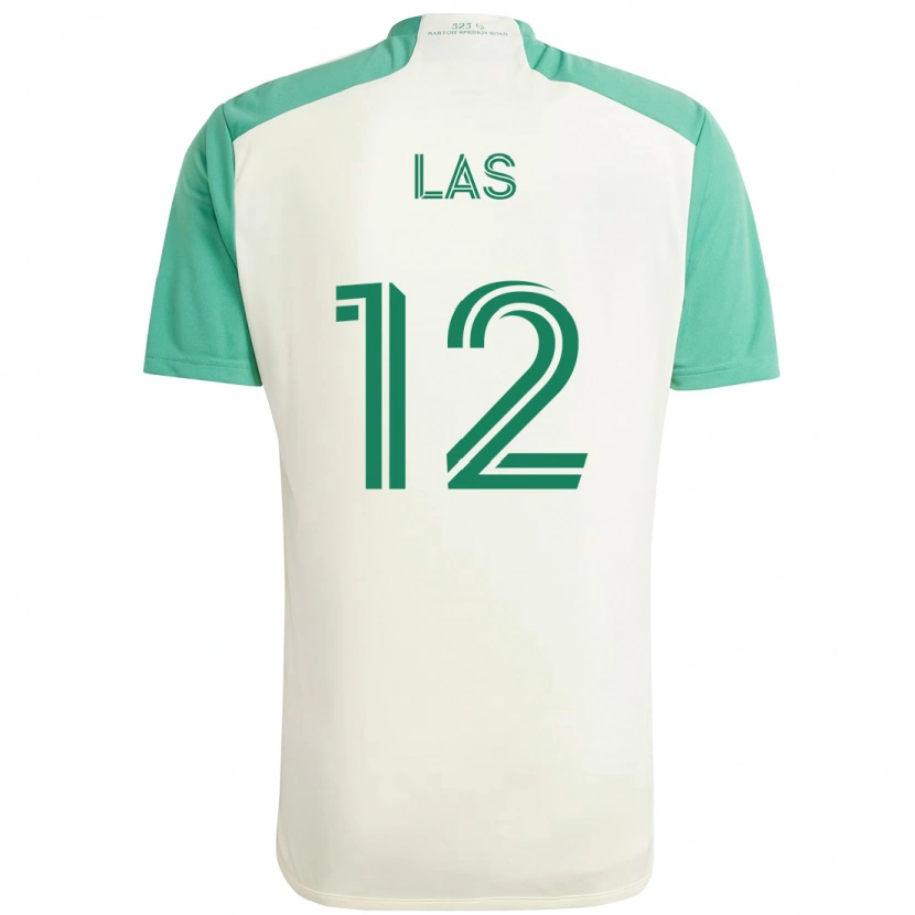 Danxen Dětské Damian Las #12 Zelená Černá Daleko Hráčské Dresy 2025/26 Dres