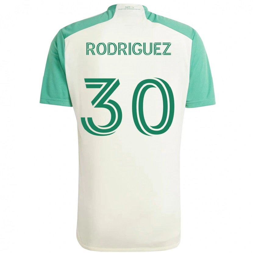 Danxen Dětské Memo Rodríguez #30 Zelená Černá Daleko Hráčské Dresy 2025/26 Dres