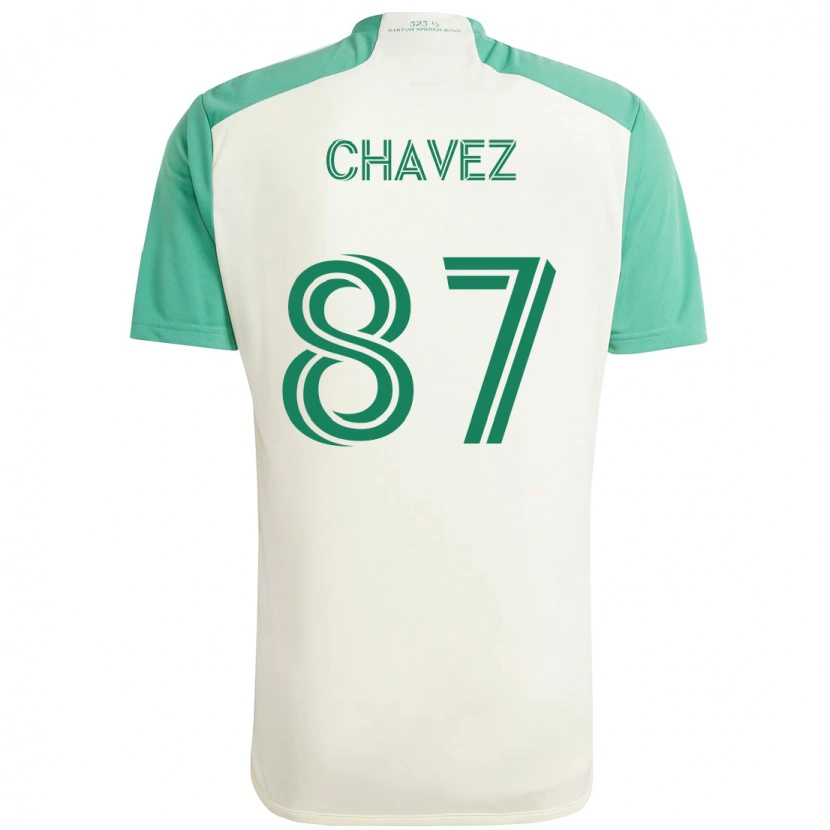 Danxen Dětské Alfonso Ocampo-Chávez #87 Zelená Černá Daleko Hráčské Dresy 2025/26 Dres