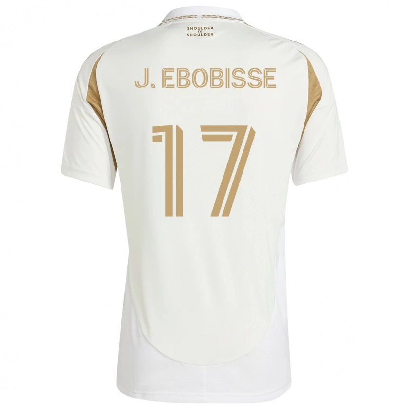 Danxen Dětské Jeremy Ebobisse #17 Černá Hnědá Daleko Hráčské Dresy 2025/26 Dres