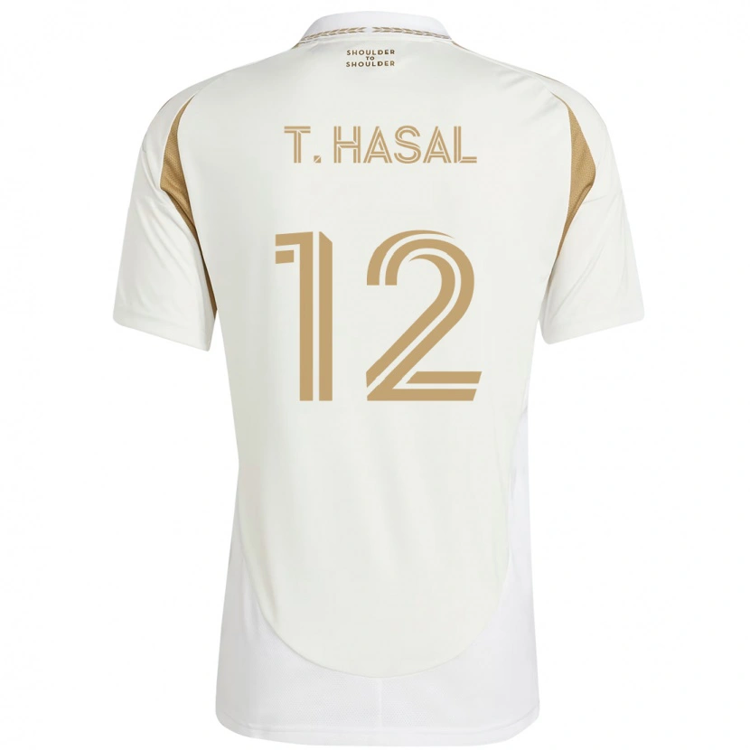 Danxen Dětské Thomas Hasal #12 Černá Hnědá Daleko Hráčské Dresy 2025/26 Dres