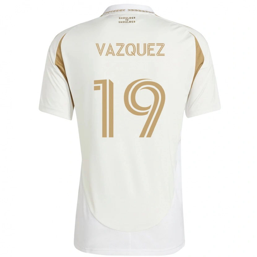 Danxen Dětské Favian Vazquez #19 Černá Hnědá Daleko Hráčské Dresy 2025/26 Dres