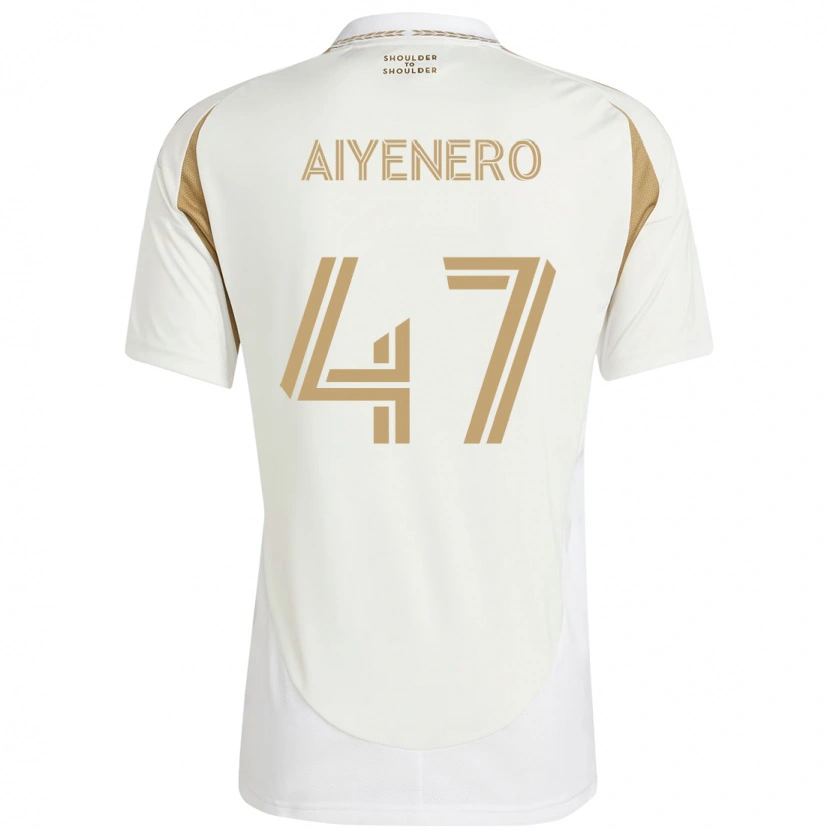 Danxen Dětské Marius Aiyenero #47 Černá Hnědá Daleko Hráčské Dresy 2025/26 Dres