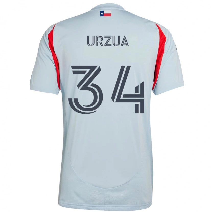 Danxen Dětské Alejandro Urzua #34 Červená Námořnická Modrá Daleko Hráčské Dresy 2025/26 Dres