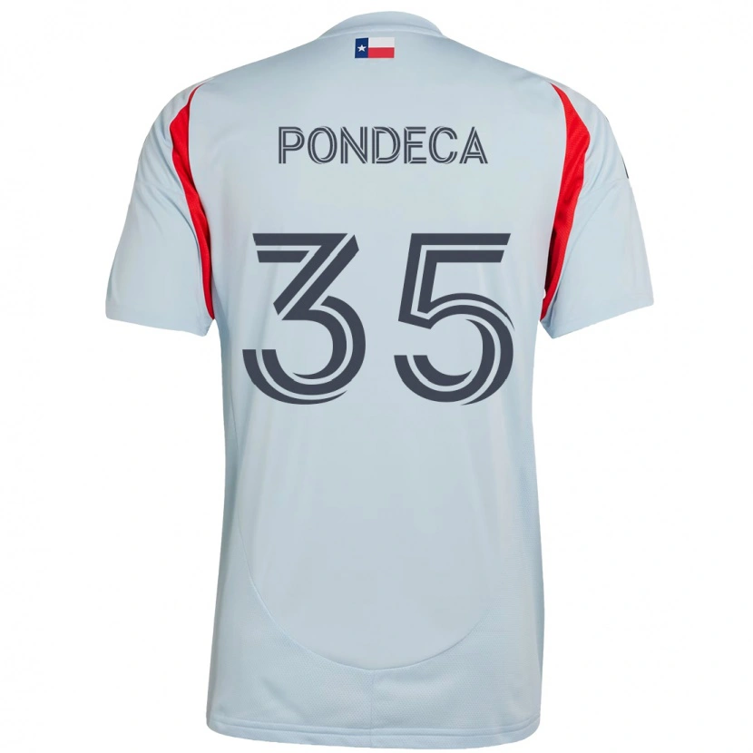 Danxen Dětské Tomas Pondeca #35 Červená Námořnická Modrá Daleko Hráčské Dresy 2025/26 Dres