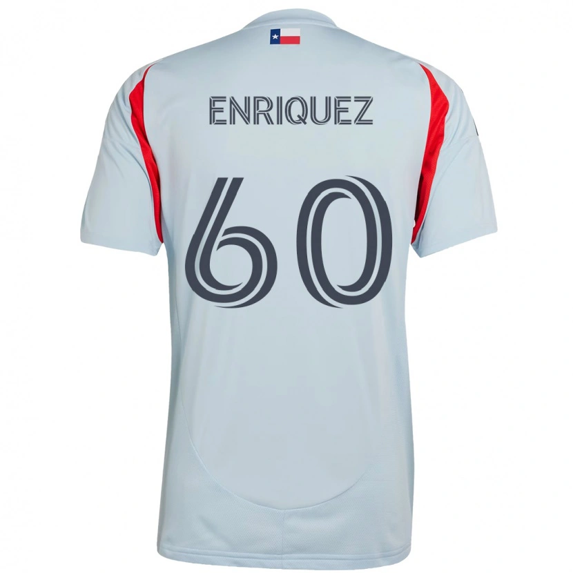 Danxen Dětské Fabian Enriquez #60 Červená Námořnická Modrá Daleko Hráčské Dresy 2025/26 Dres