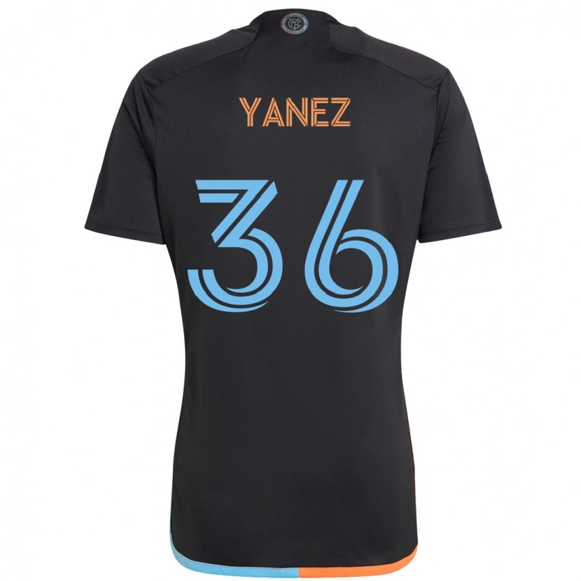 Danxen Dětské Zidane Yañez #36 Světle Modrá Daleko Hráčské Dresy 2025/26 Dres