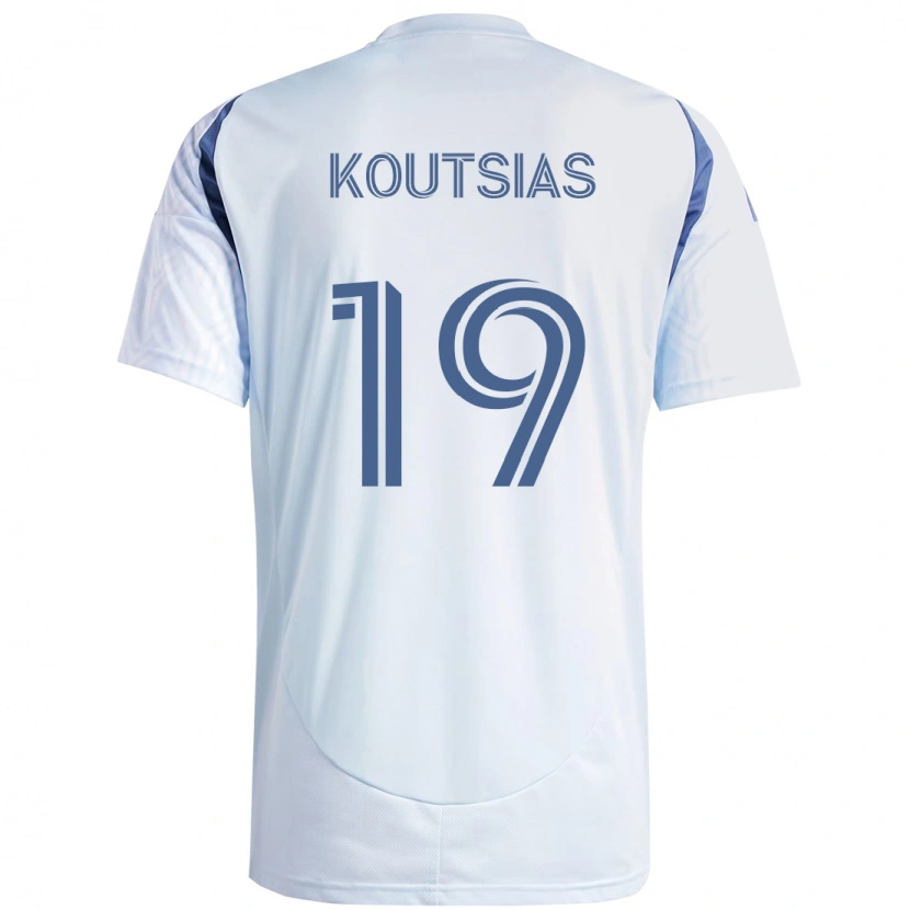 Danxen Dětské Georgios Koutsias #19 Červená Bílá Daleko Hráčské Dresy 2025/26 Dres