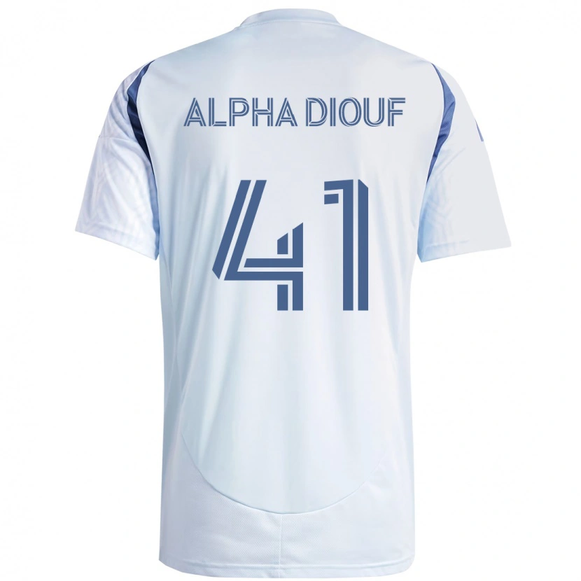 Danxen Dětské Jean Alpha Diouf #41 Červená Bílá Daleko Hráčské Dresy 2025/26 Dres