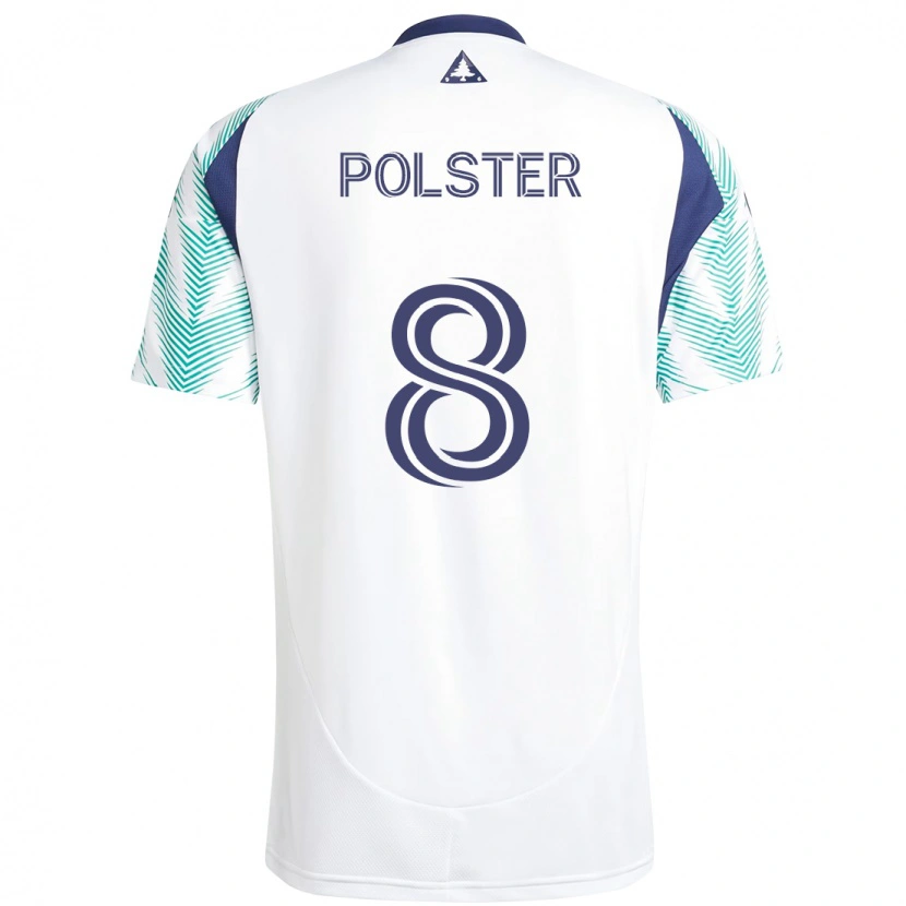 Danxen Dětské Matt Polster #8 Modrá Červená Daleko Hráčské Dresy 2025/26 Dres
