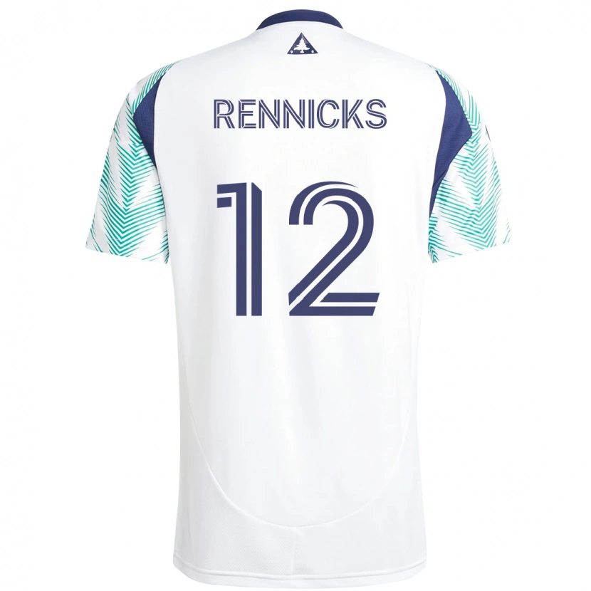 Danxen Dětské Justin Rennicks #12 Modrá Červená Daleko Hráčské Dresy 2025/26 Dres
