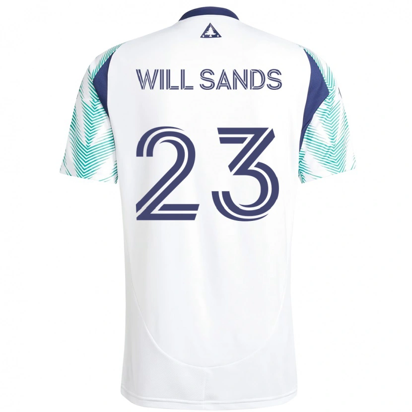 Danxen Dětské Will Sands #23 Modrá Červená Daleko Hráčské Dresy 2025/26 Dres