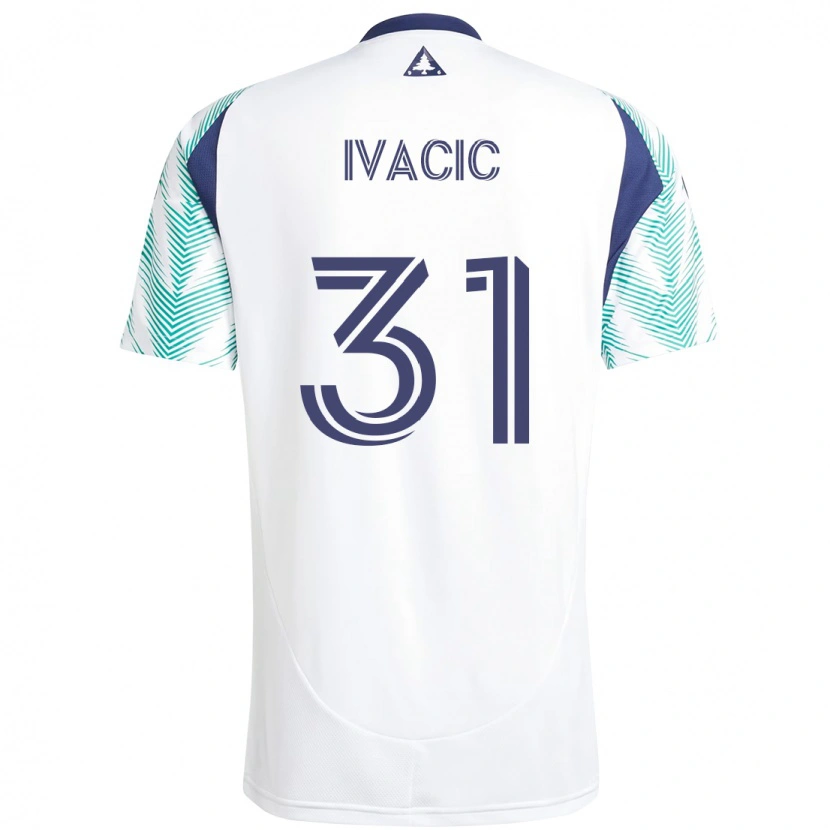 Danxen Dětské Aljaz Ivacic #31 Modrá Červená Daleko Hráčské Dresy 2025/26 Dres