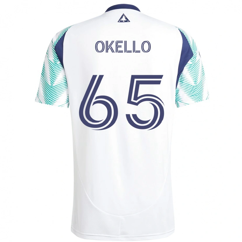 Danxen Dětské Noble Okello #65 Modrá Červená Daleko Hráčské Dresy 2025/26 Dres