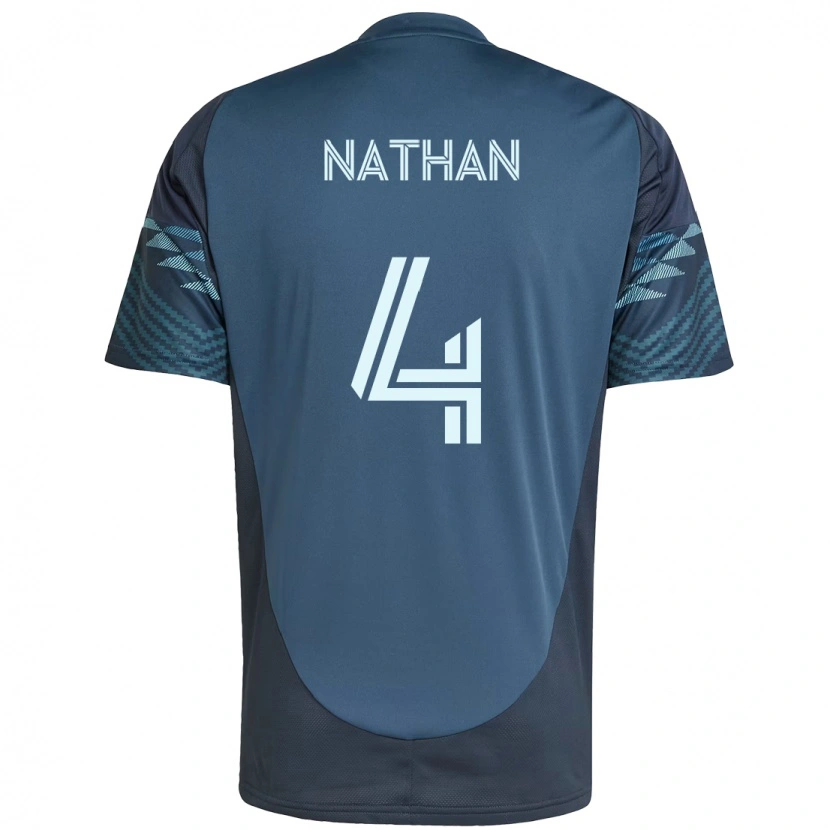 Danxen Dětské Nathan #4 Zelená Bílá Daleko Hráčské Dresy 2025/26 Dres