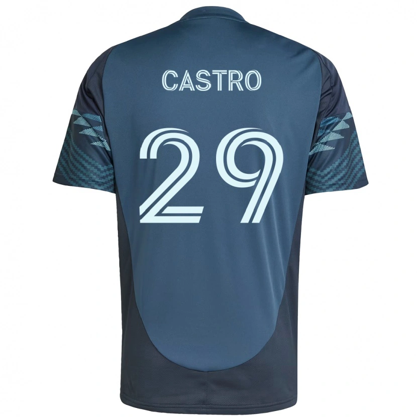 Danxen Dětské Jacob Castro #29 Zelená Bílá Daleko Hráčské Dresy 2025/26 Dres