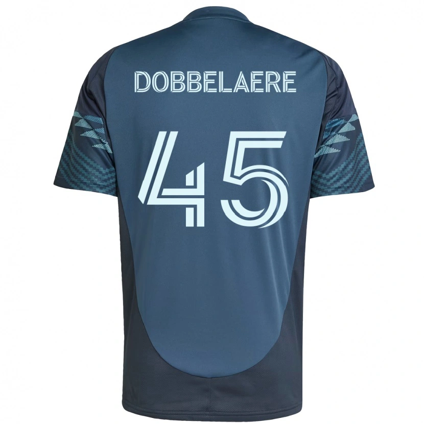 Danxen Dětské Ethan Dobbelaere #45 Zelená Bílá Daleko Hráčské Dresy 2025/26 Dres