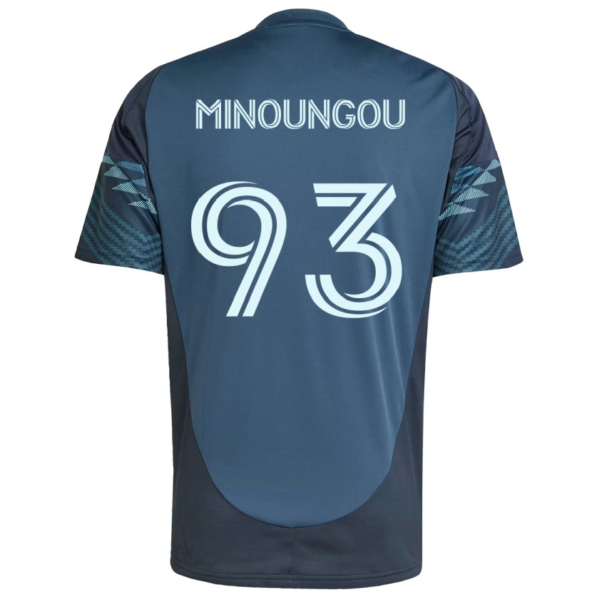 Danxen Dětské Georgi Minoungou #93 Zelená Bílá Daleko Hráčské Dresy 2025/26 Dres