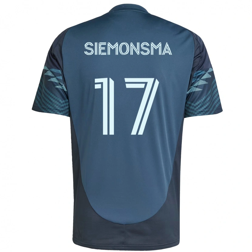 Danxen Dětské Sianna Siemonsma #17 Zelená Bílá Daleko Hráčské Dresy 2025/26 Dres