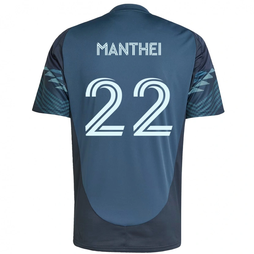 Danxen Dětské Leahi Manthei #22 Zelená Bílá Daleko Hráčské Dresy 2025/26 Dres