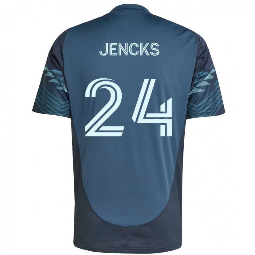 Danxen Dětské India Jencks #24 Zelená Bílá Daleko Hráčské Dresy 2025/26 Dres