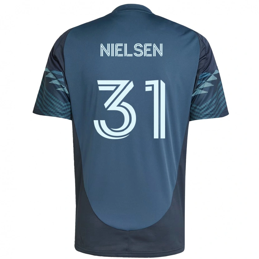 Danxen Dětské Madeline Nielsen #31 Zelená Bílá Daleko Hráčské Dresy 2025/26 Dres
