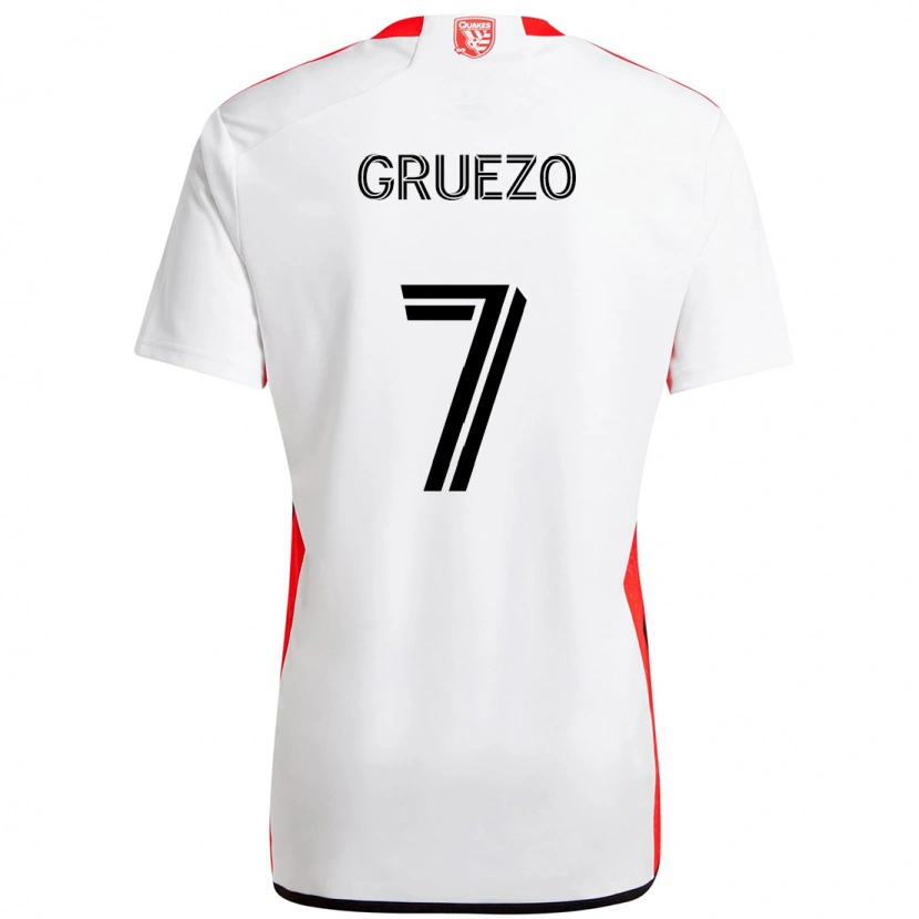 Danxen Dětské Carlos Gruezo #7 Černá Tmavě Modrá Daleko Hráčské Dresy 2025/26 Dres