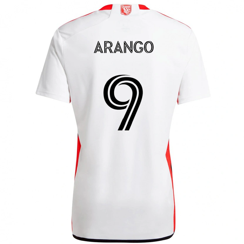 Danxen Dětské Cristian Arango #9 Černá Tmavě Modrá Daleko Hráčské Dresy 2025/26 Dres