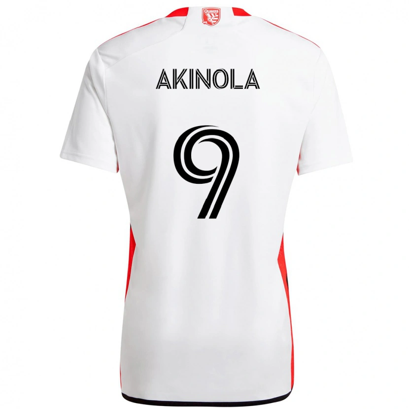 Danxen Dětské Ayo Akinola #9 Černá Tmavě Modrá Daleko Hráčské Dresy 2025/26 Dres