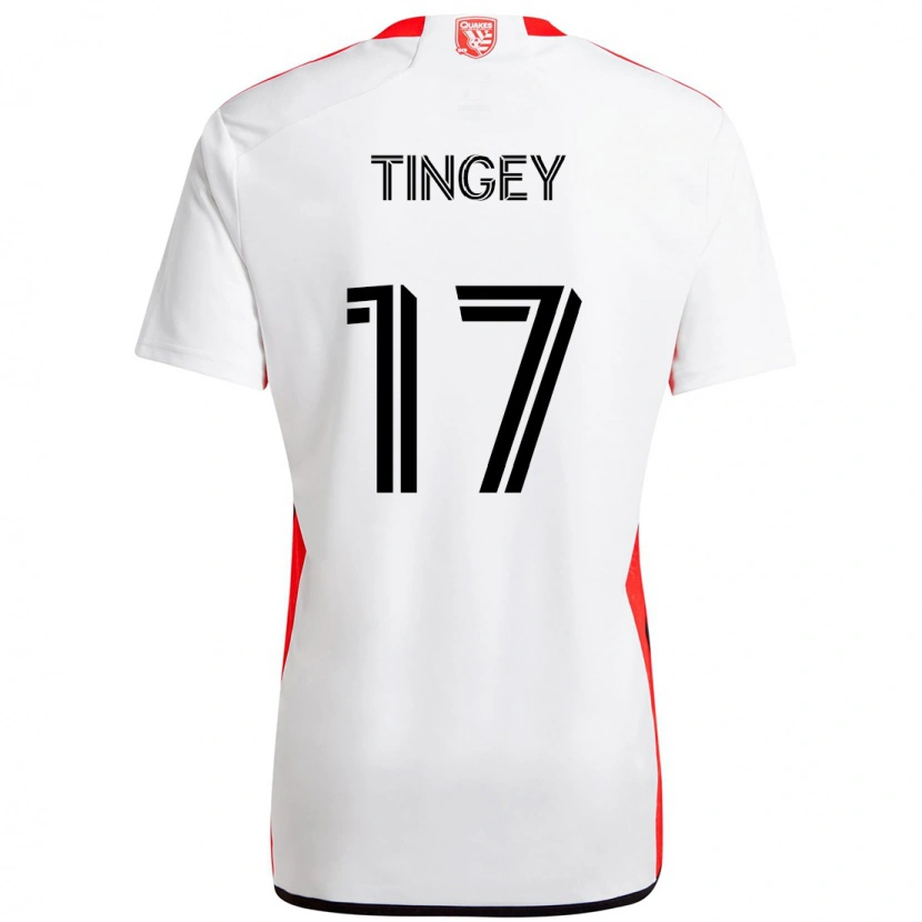 Danxen Dětské Keegan Tingey #17 Černá Tmavě Modrá Daleko Hráčské Dresy 2025/26 Dres