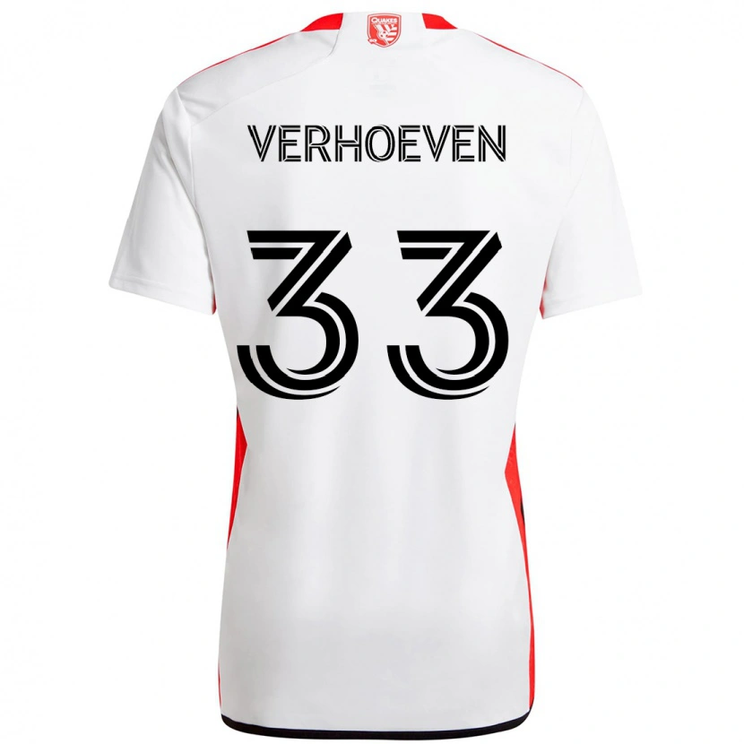Danxen Dětské Oscar Verhoeven #33 Černá Tmavě Modrá Daleko Hráčské Dresy 2025/26 Dres