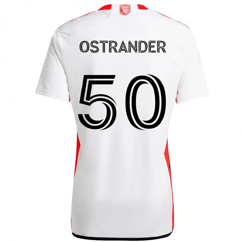 Danxen Dětské William Ostrander #50 Černá Tmavě Modrá Daleko Hráčské Dresy 2025/26 Dres