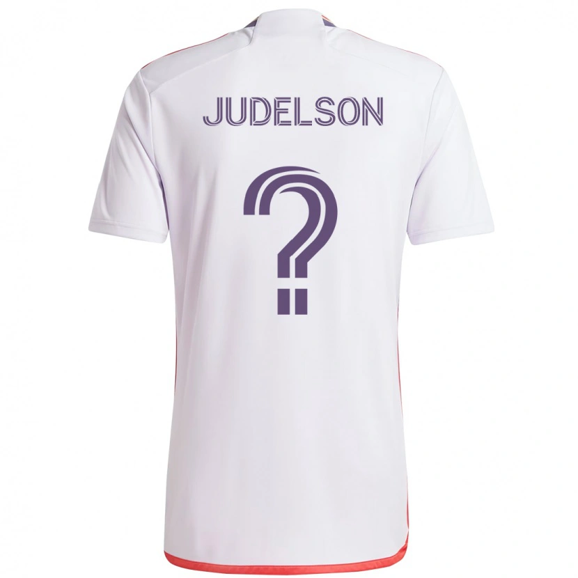 Danxen Dětské Dylan Judelson #0 Bílá Fialová Daleko Hráčské Dresy 2025/26 Dres