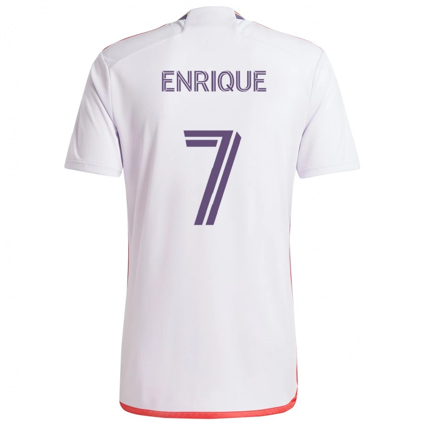 Danxen Dětské Ramiro Enrique #7 Bílá Fialová Daleko Hráčské Dresy 2025/26 Dres