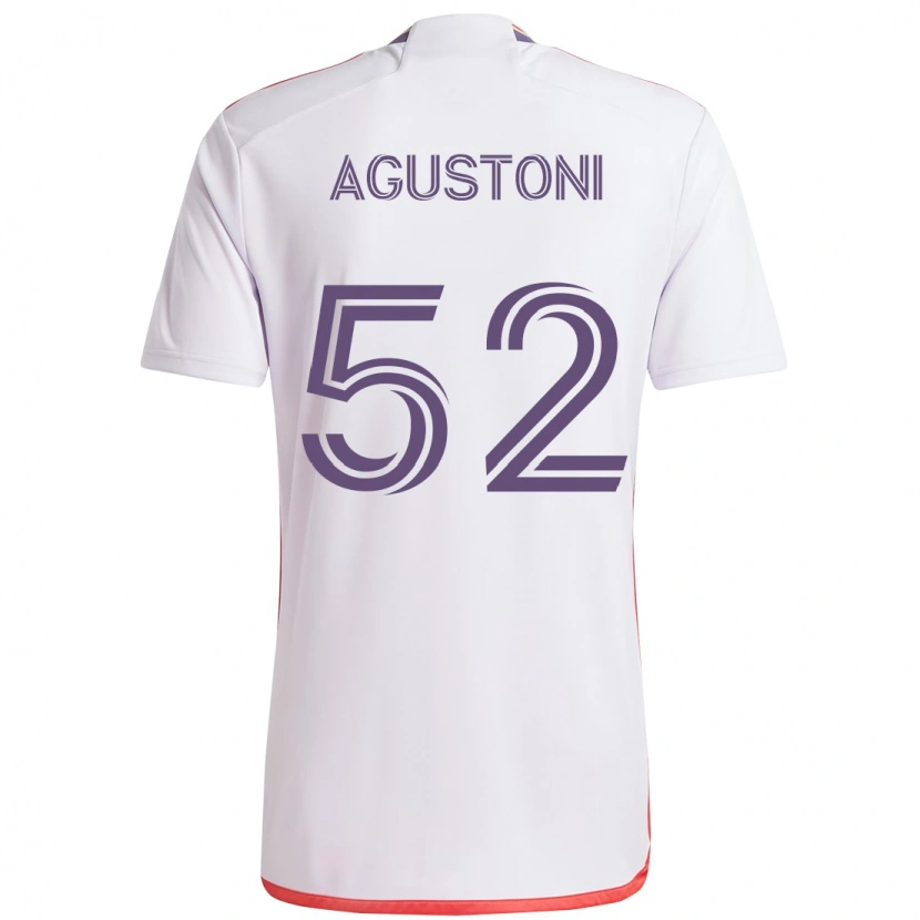 Danxen Dětské Gonzalo Agustoni #52 Fialová Bílá Daleko Hráčské Dresy 2025/26 Dres