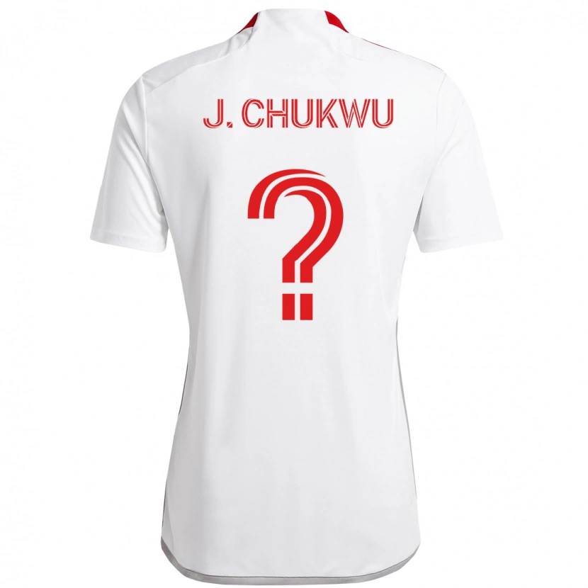 Danxen Dětské Joses Chukwu #0 Červená Bílá Daleko Hráčské Dresy 2025/26 Dres